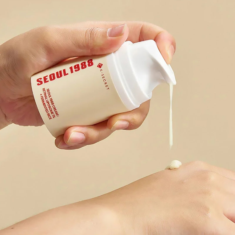 KSECRET SEOUL 1988 Cream : Retinal Liposome 1% + Fermented Rice – Crema nocturna con retinal y arroz fermentado 50ml