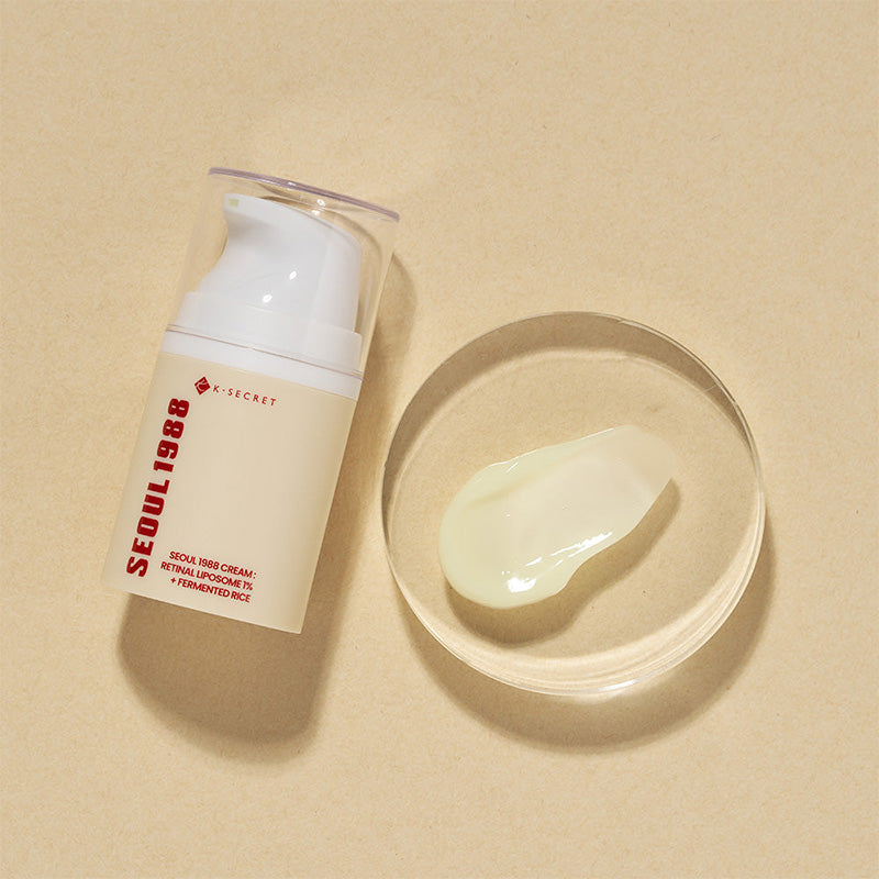 KSECRET SEOUL 1988 Cream : Retinal Liposome 1% + Fermented Rice – Crema nocturna con retinal y arroz fermentado 50ml