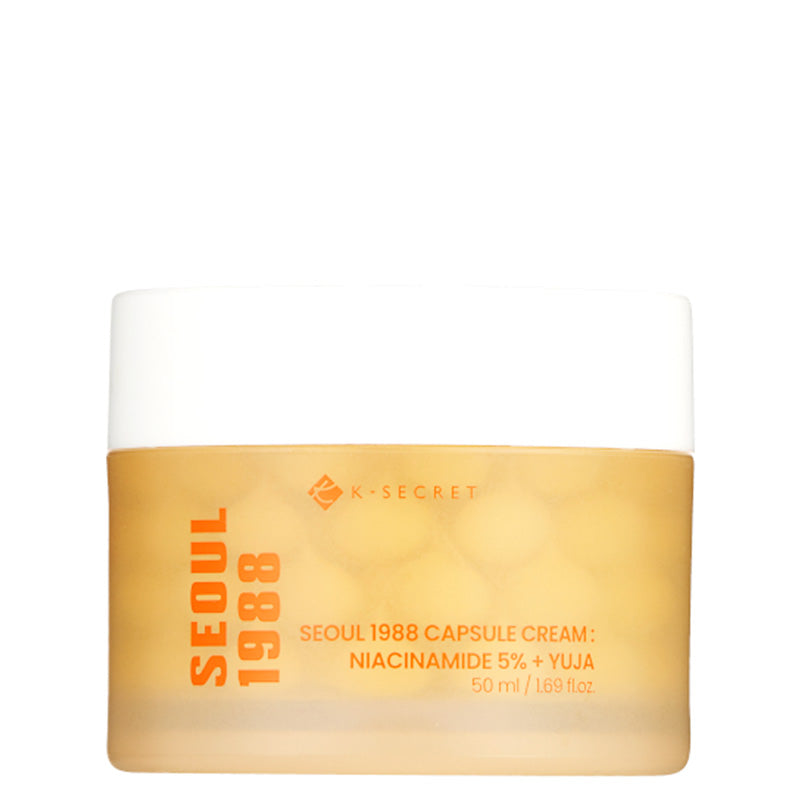 KSECRET SEOUL 1988 Capsule Cream: Niacinamide 5% + Yuja – Crema luminosidad con niacinamida y yuja 50 ml