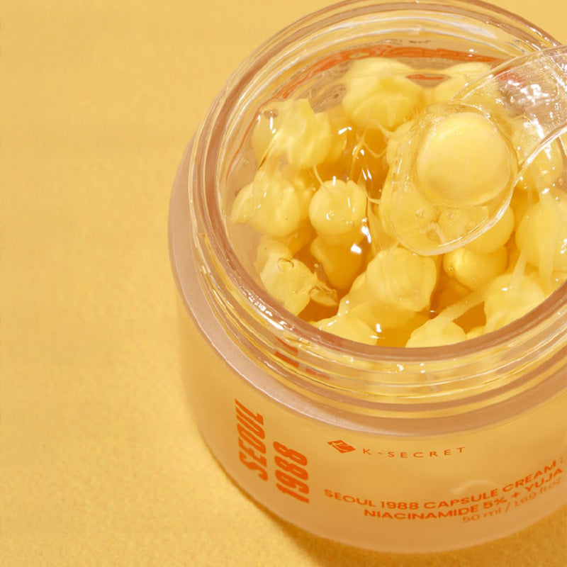KSECRET SEOUL 1988 Capsule Cream: Niacinamide 5% + Yuja – Crema luminosidad con niacinamida y yuja 50 ml