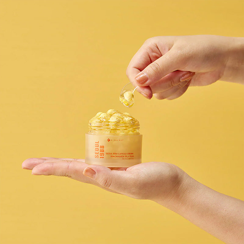 KSECRET SEOUL 1988 Capsule Cream: Niacinamide 5% + Yuja – Crema luminosidad con niacinamida y yuja 50 ml