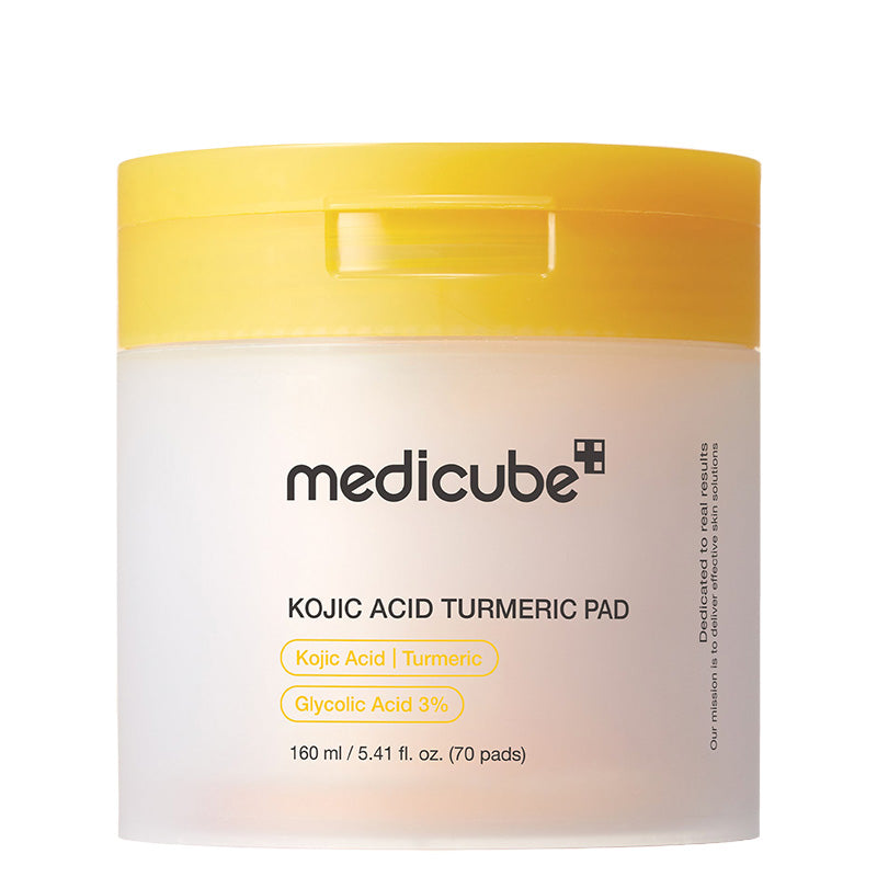 Medicube Kojic Acid Turmeric Pad – Pads éclat à l’acide kojique et au curcuma 160 ml (70 pads)