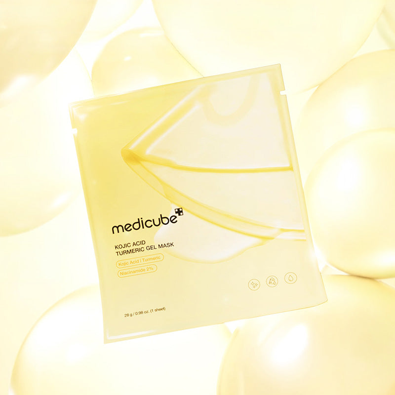 Medicube Kojic Acid Turmeric Brightening Gel Mask, 4 × 28 g — imagen 3