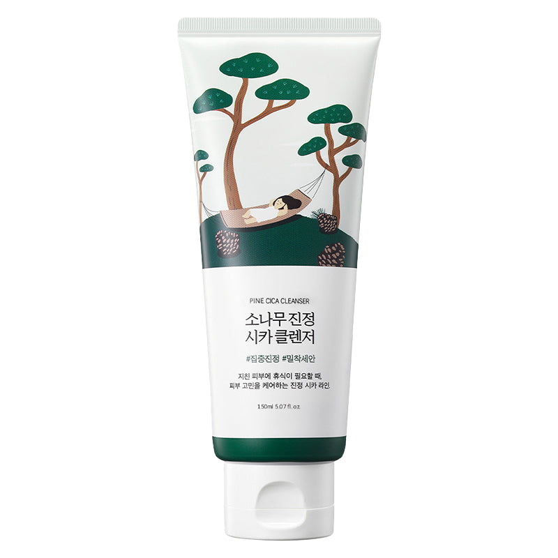 Round Lab Pine Calming Cica Cleanser – Nettoyant visage pin et centella 150 ml