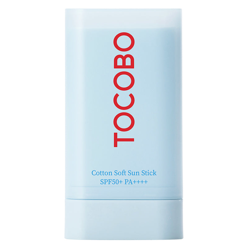 TOCOBO Cotton Soft Sun Stick – Stick solar de acabado mate SPF50+ PA++++ 19 g
